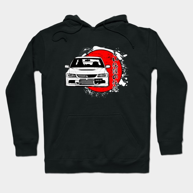 Lancer Evolution IX Hoodie by BoxcutDC